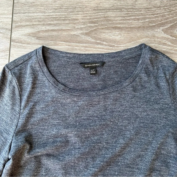 Banana Republic Tiered Ruffle Long Sleeves Stretch  Blouse - Picture 5 of 14